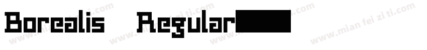 Borealis Regular字体转换